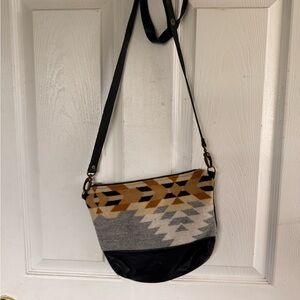 Boho Geometric Patterned Crossbody Bag